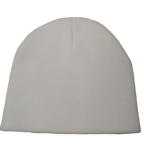 Chicago Bears Airbrushed Beanie Hat White Ribbed Winter Sportsman Boggin - Picture 2 of 5